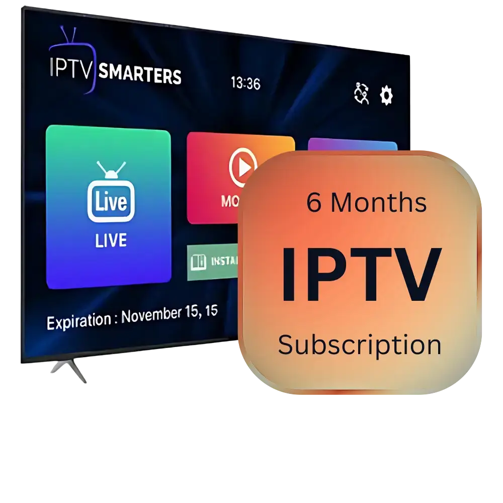 6 Months IPTV Subscription – 24,000+ Channels in Full HD