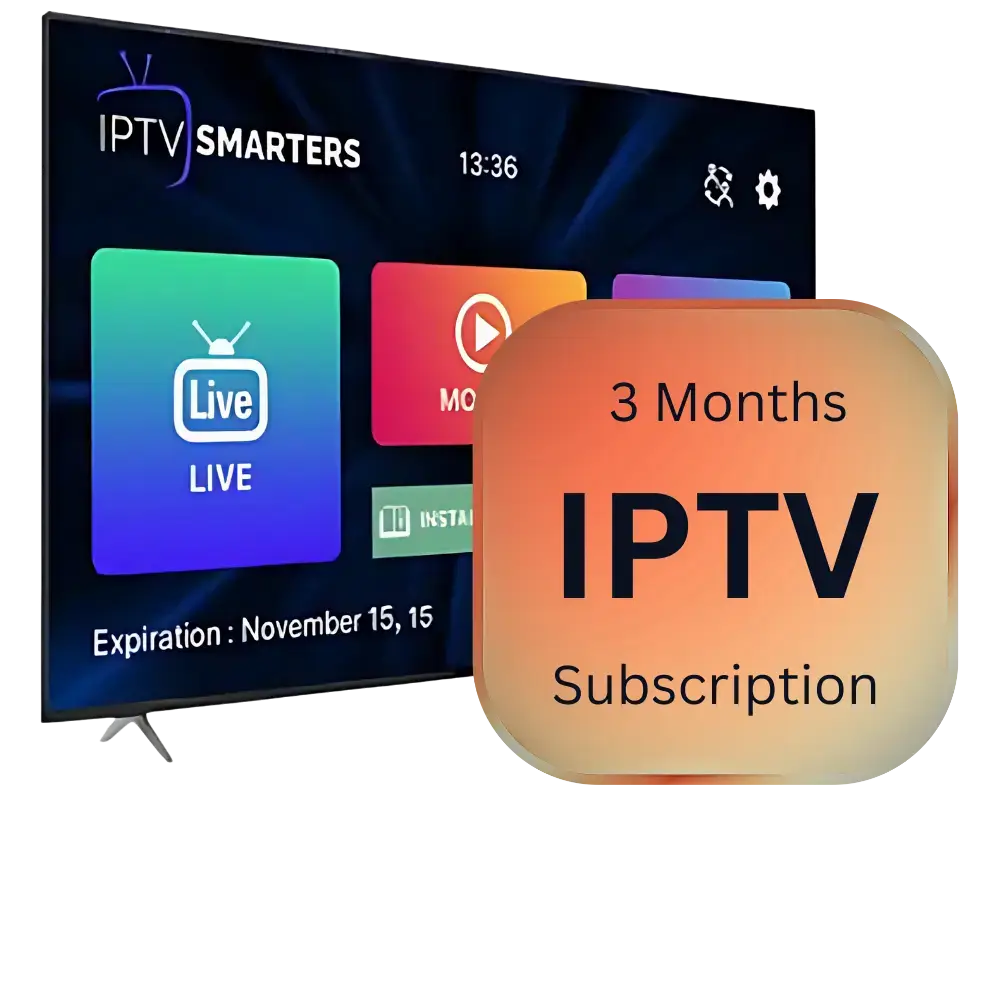 3 Months IPTV Subscription – 24,000+ Channels in Full HD